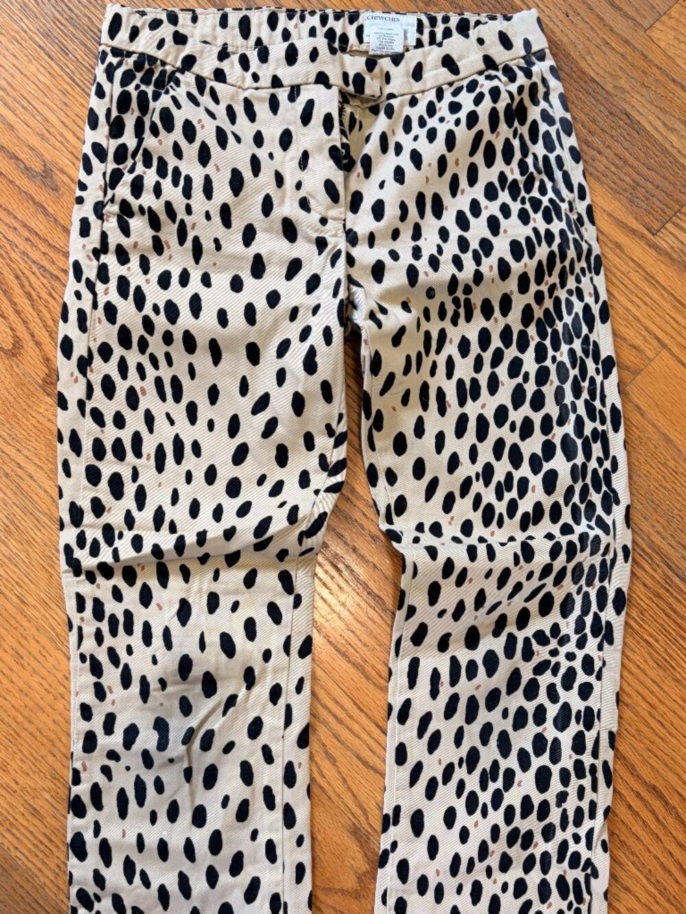 Crewcuts Leopard print chinos